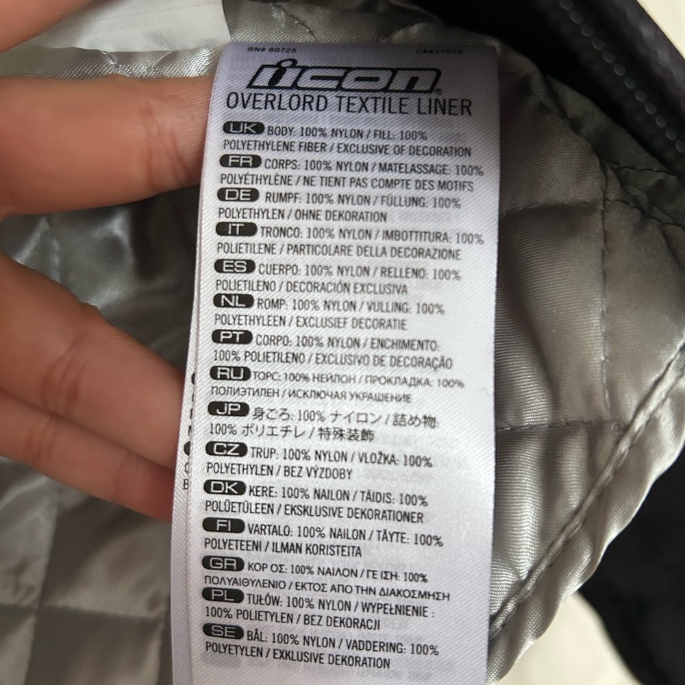 Women’s Icon Overlord Motorcycle Jacket - Picture 10 of 14